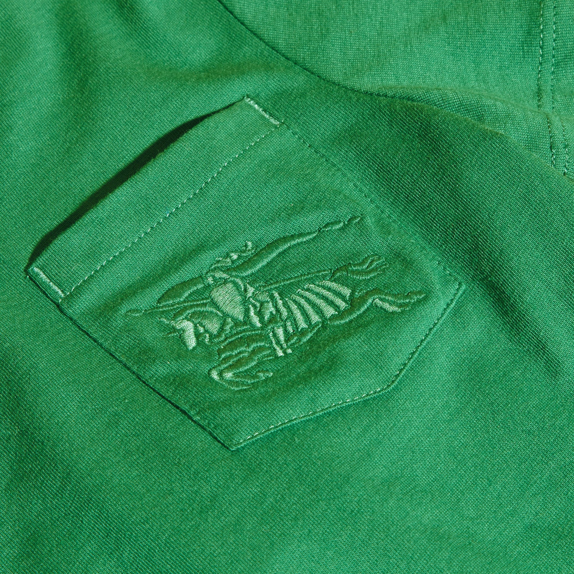 T-shirt à col ras du cou en coton - Bright Pigment Green