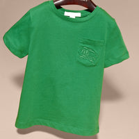 T-shirt à col ras du cou en coton - Bright Pigment Green
