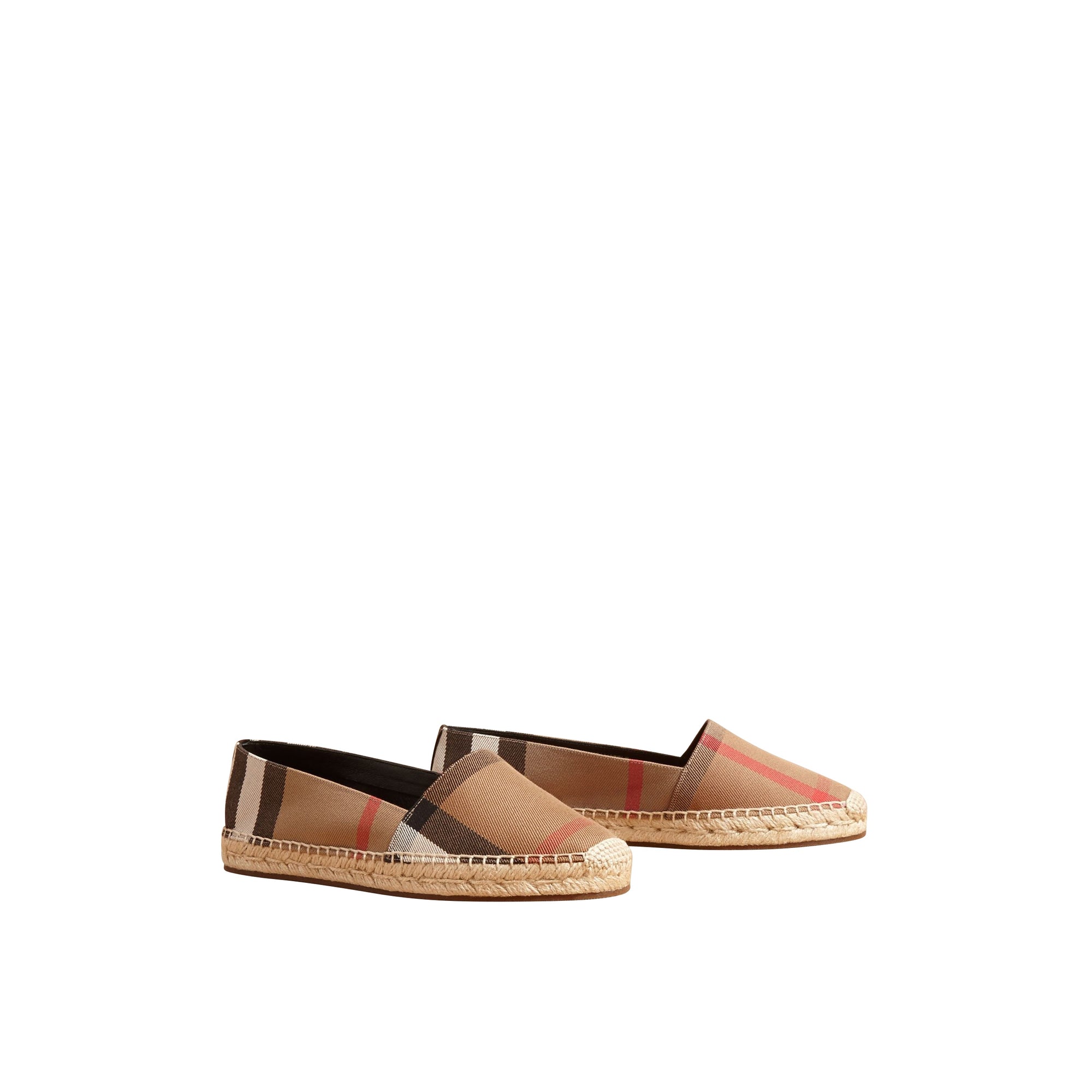 Espadrilles en toile Canvas check et cuir - Classic Check