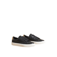Sneakers en cuir avec détail métallisé - Antique Gold & Black