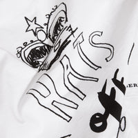 T-shirt en coton avec motif Hats off - White