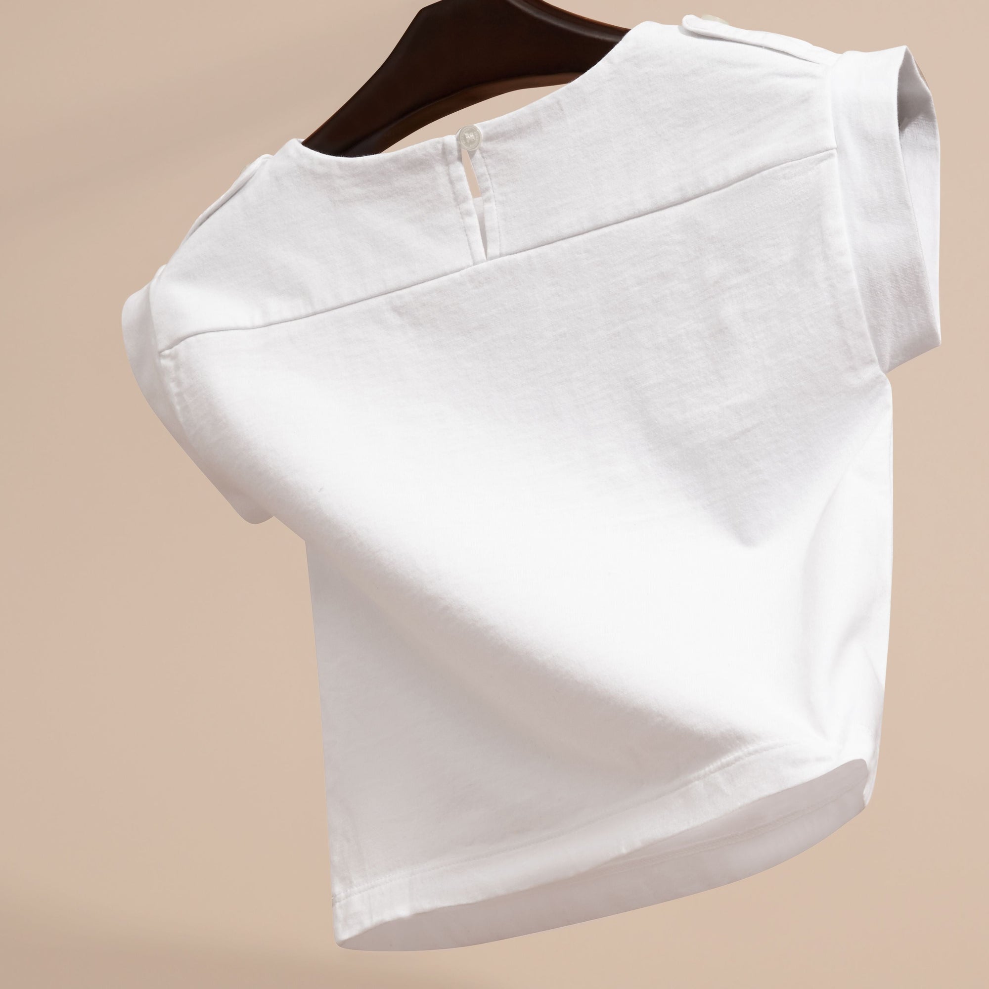 T-shirt en coton avec motif Hats off - White