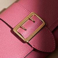 Portefeuille continental en cuir texturé - Pink Azalea