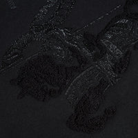 Sweat-shirt en coton orné du logo du Cavalier - Black