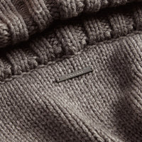 Manteau portefeuille en laine et cachemire - Mid Grey Melange