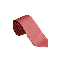 Cravate moderne en sergé de soie - Bright Rose