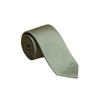 Cravate moderne en sergé de soie - Eucalyptus Green