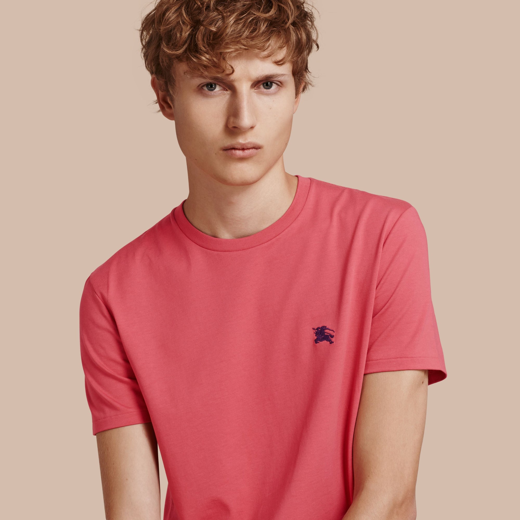 T-shirt en jersey de coton - Dusky Pink