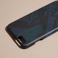 Étui pour iPhone 6 à motif London check et imprimé floral - Navy Floral