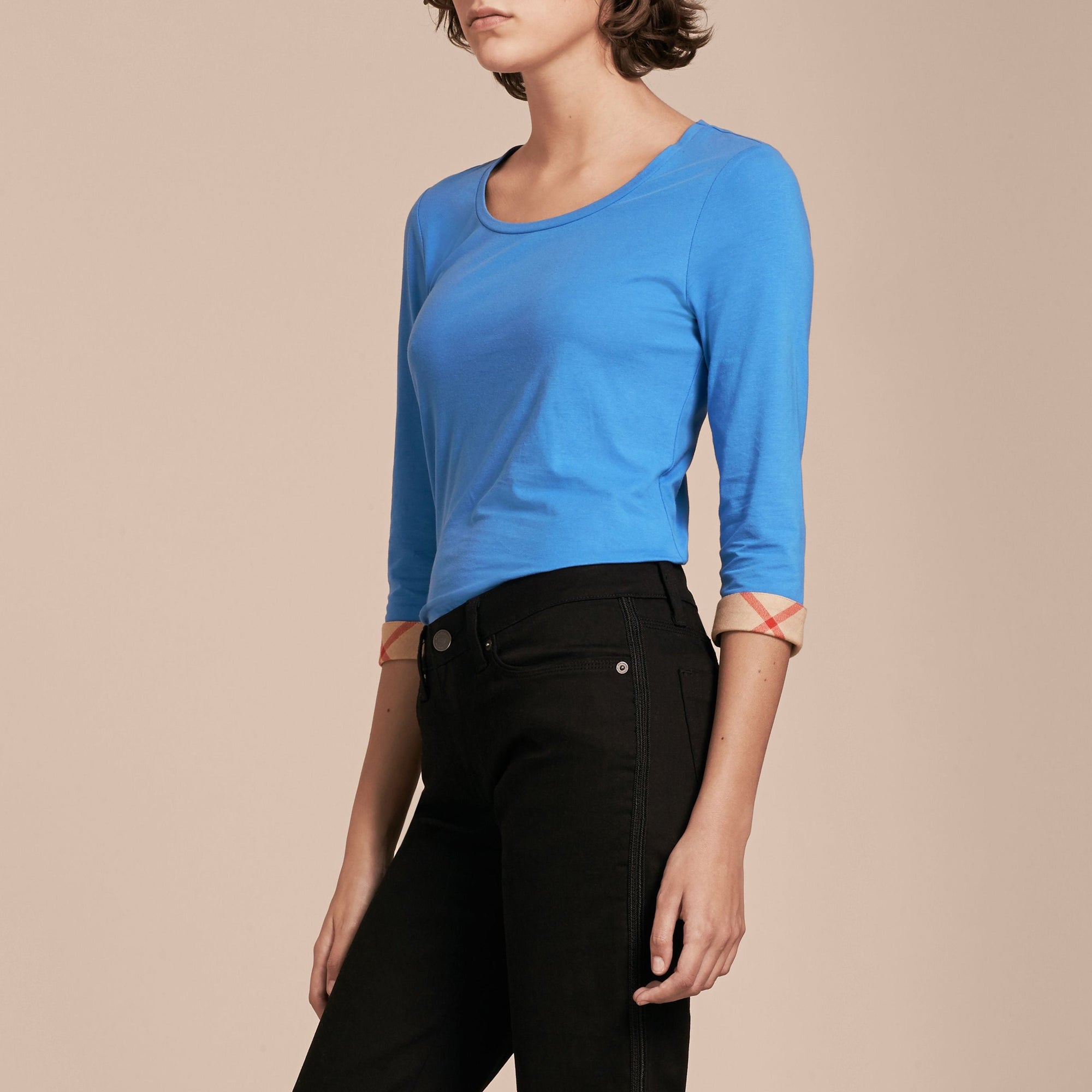 T-shirt manches trois-quarts  - Bright Hydrangea