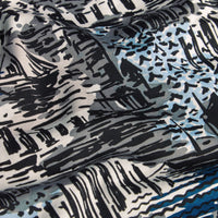 T-shirt en coton à imprimé balnéaire - Steel Blue