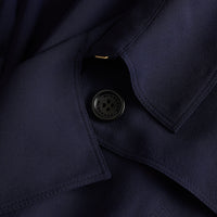 Robe trench en soie - Navy