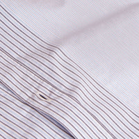 Chemise rayée en coton à panneaux - Light Blue