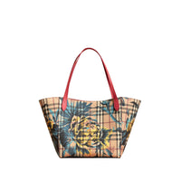 Petit sac The Canter imprimé à pivoines roses - Plum Pink & Pewtr Blue