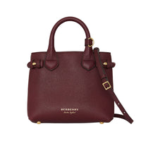 The Baby Banner en cuir et coton House check - Mahogany Red