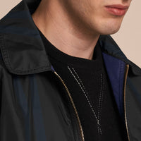 Bomber réversible en tissu technique - Bright Navy