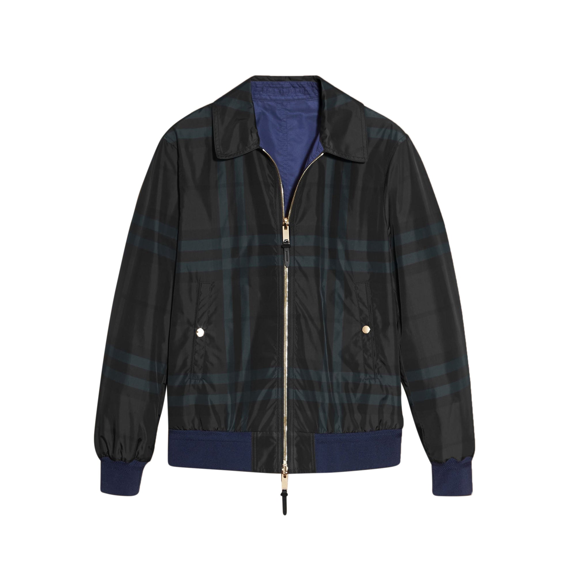Bomber réversible en tissu technique - Bright Navy
