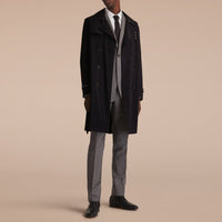 Trench-coat léger à double boutonnage - Black