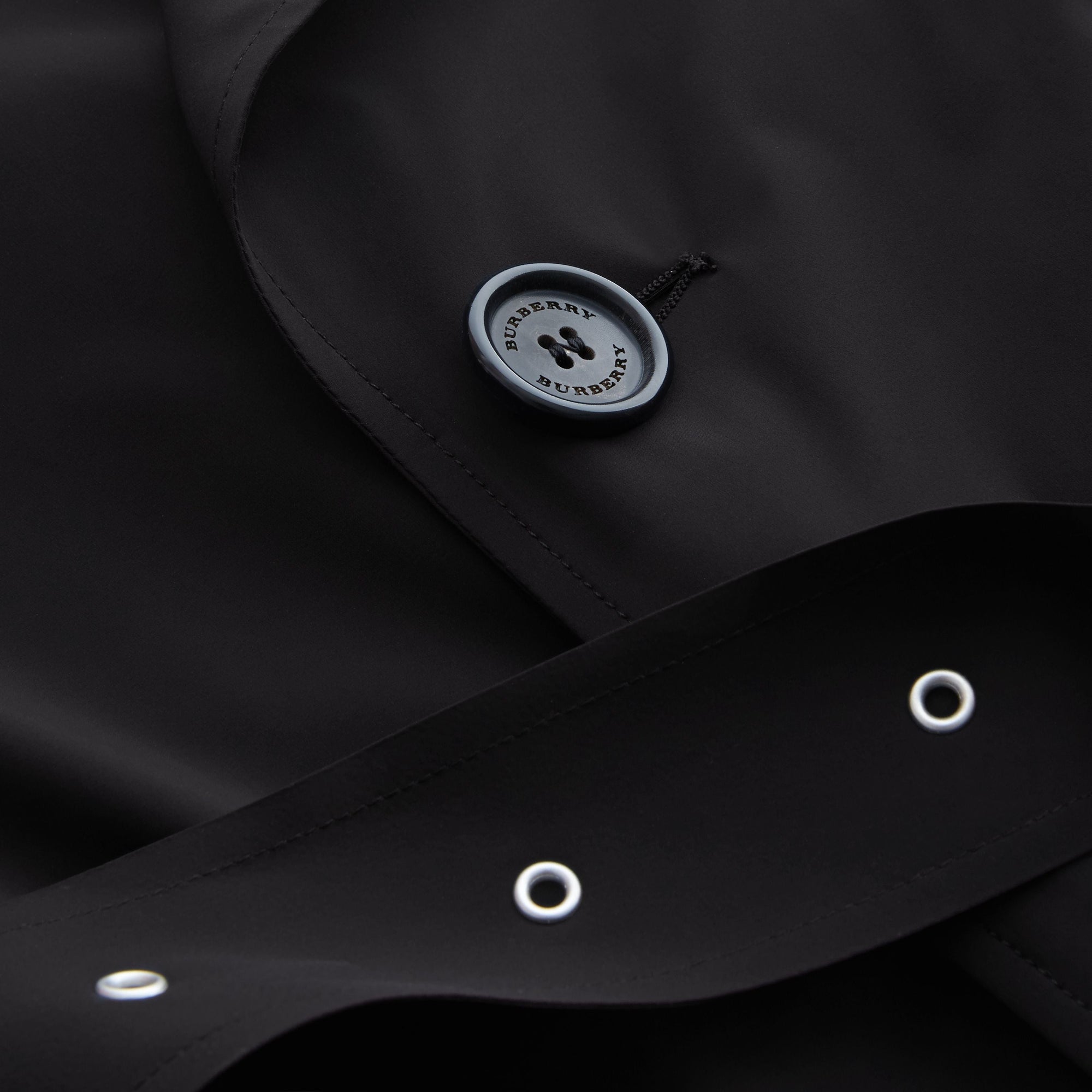 Trench-coat léger à double boutonnage - Black