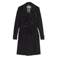 Trench-coat léger à double boutonnage - Black
