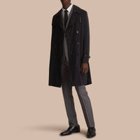 Trench-coat léger à double boutonnage - Black