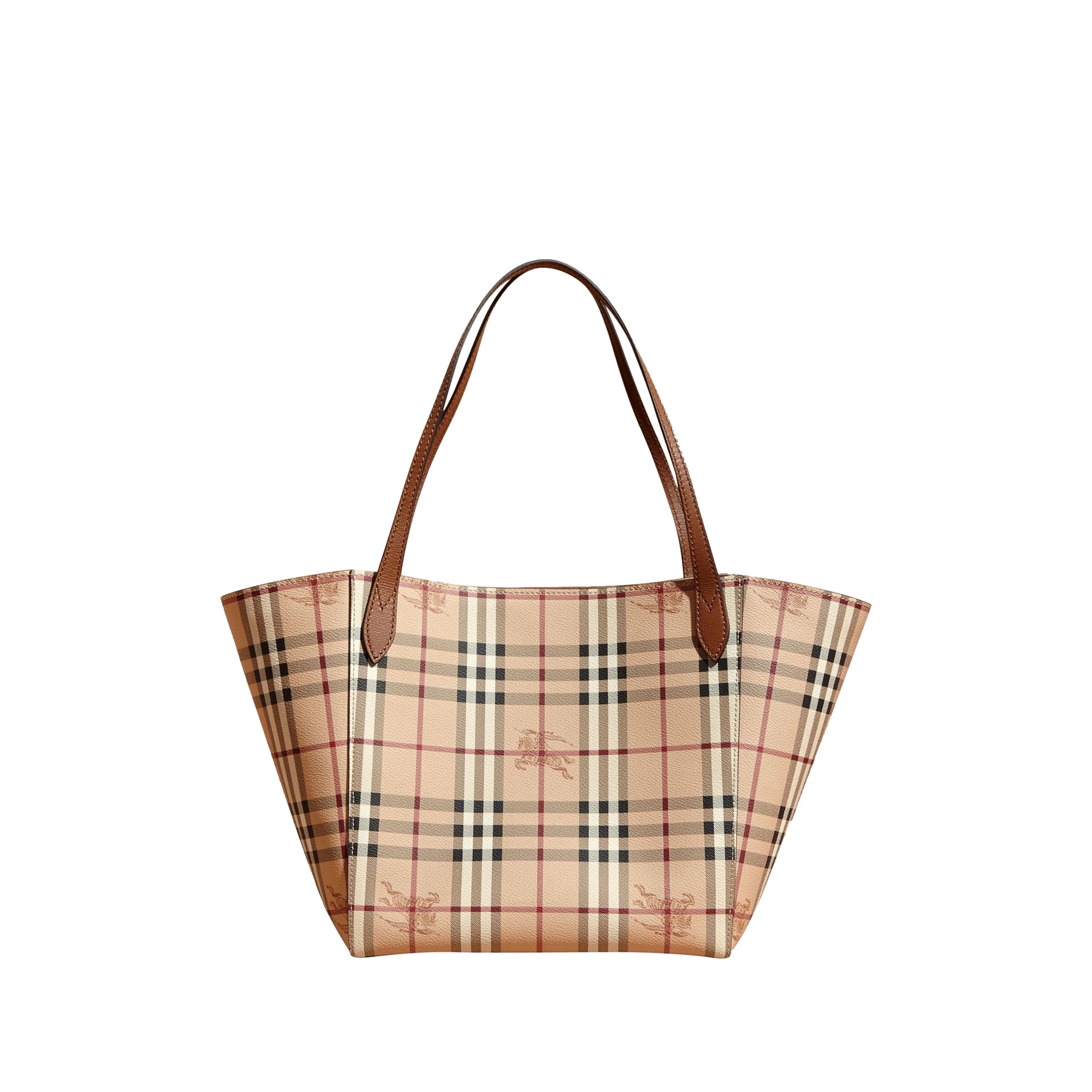 Petit Sac The Canter avec motif Haymarket check - Tan