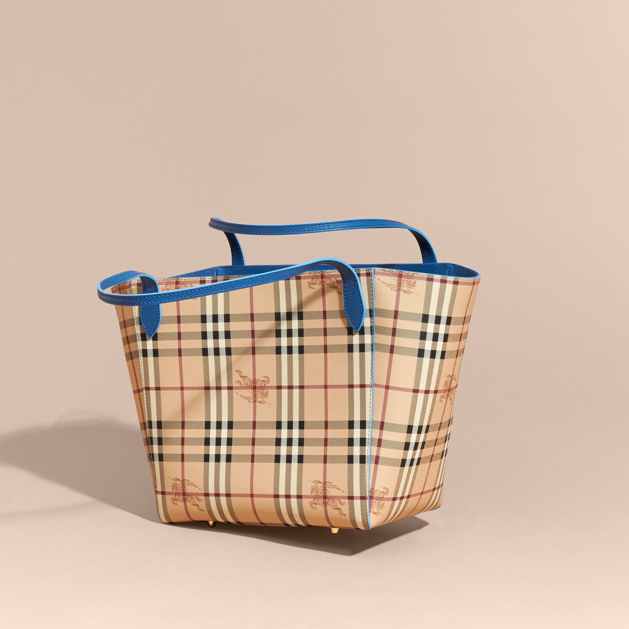 Petit Sac The Canter avec motif Haymarket check - Mineral Blue