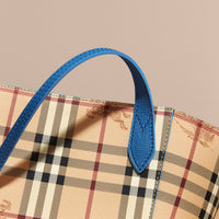 Petit Sac The Canter avec motif Haymarket check - Mineral Blue