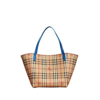 Petit Sac The Canter avec motif Haymarket check - Mineral Blue