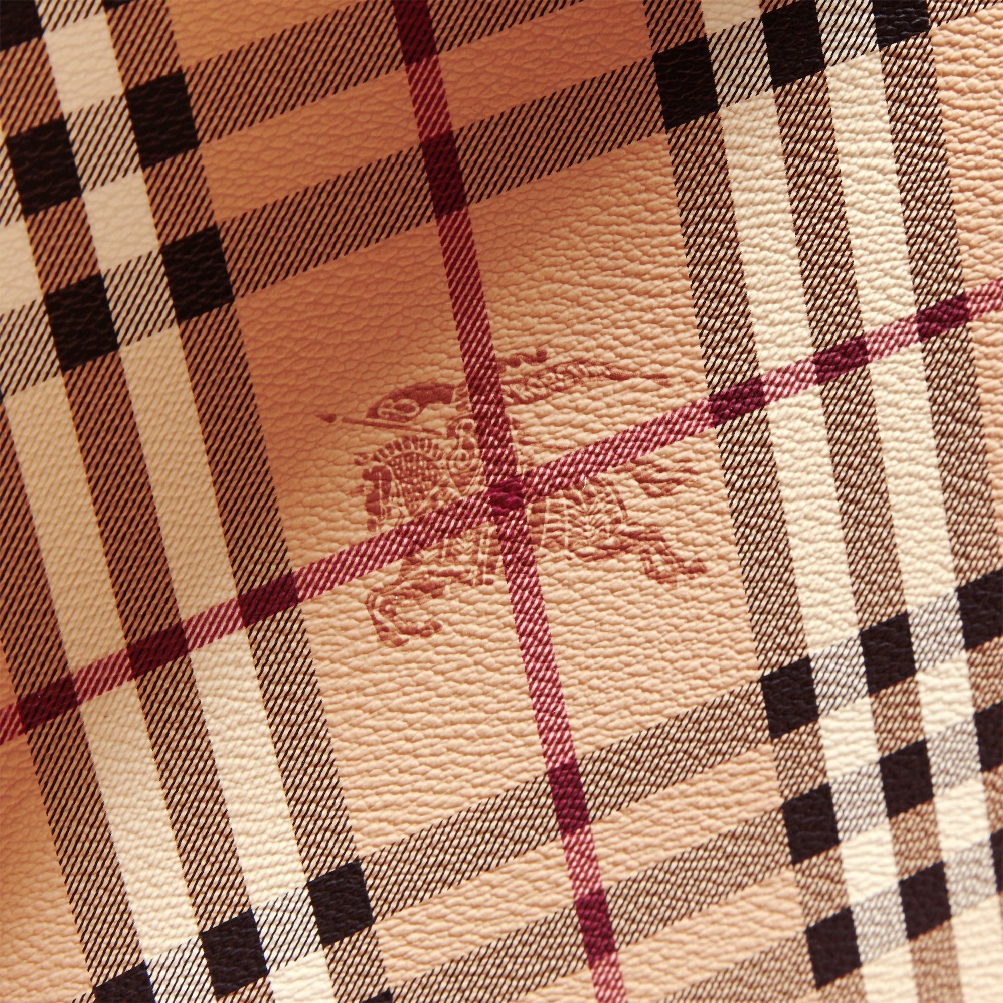 Petit Sac The Canter avec motif Haymarket check - Plum Pink