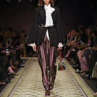 Bottines à plateforme en cuir et peau de serpent avec découpes - Burgundy Red