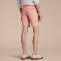 Short chino en popeline de coton - Apricot Pink