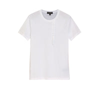 T-shirt en coton avec volant - White