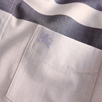 Chemise en coton et lin à motif check - Pale Cornflower Blue