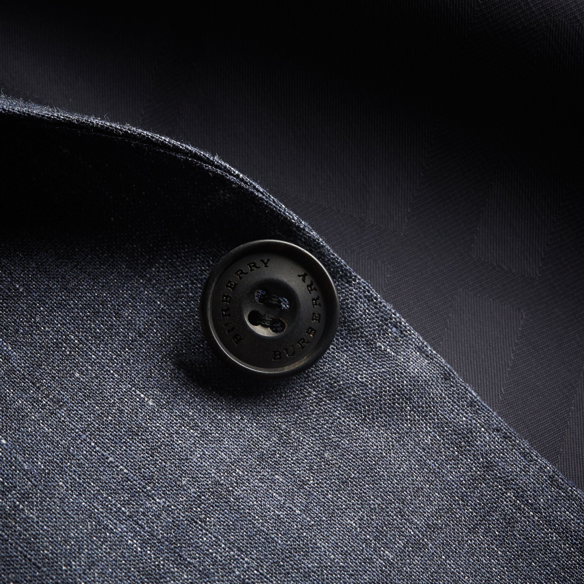 Costume de coupe moderne en lin et laine Travel Tailoring - Slate Blue
