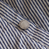 Veste seersucker légère rayée - Indigo