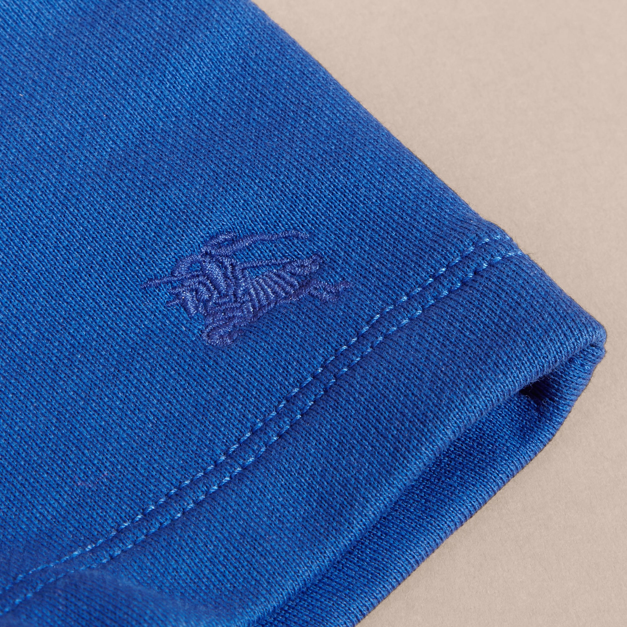 Short en jersey de coton avec cordon de serrage - Brilliant Blue
