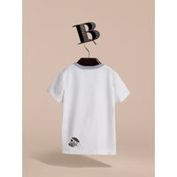 T-shirt en coton à motif Rain or Shine - White
