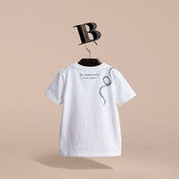T-shirt en coton avec motif Cœur de Cupidon - White