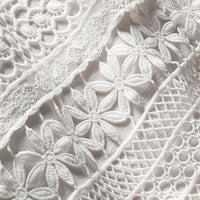 Jupe en macramé de dentelle - White