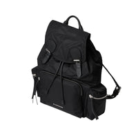 Grand sac The Rucksack en nylon technique et cuir - Black