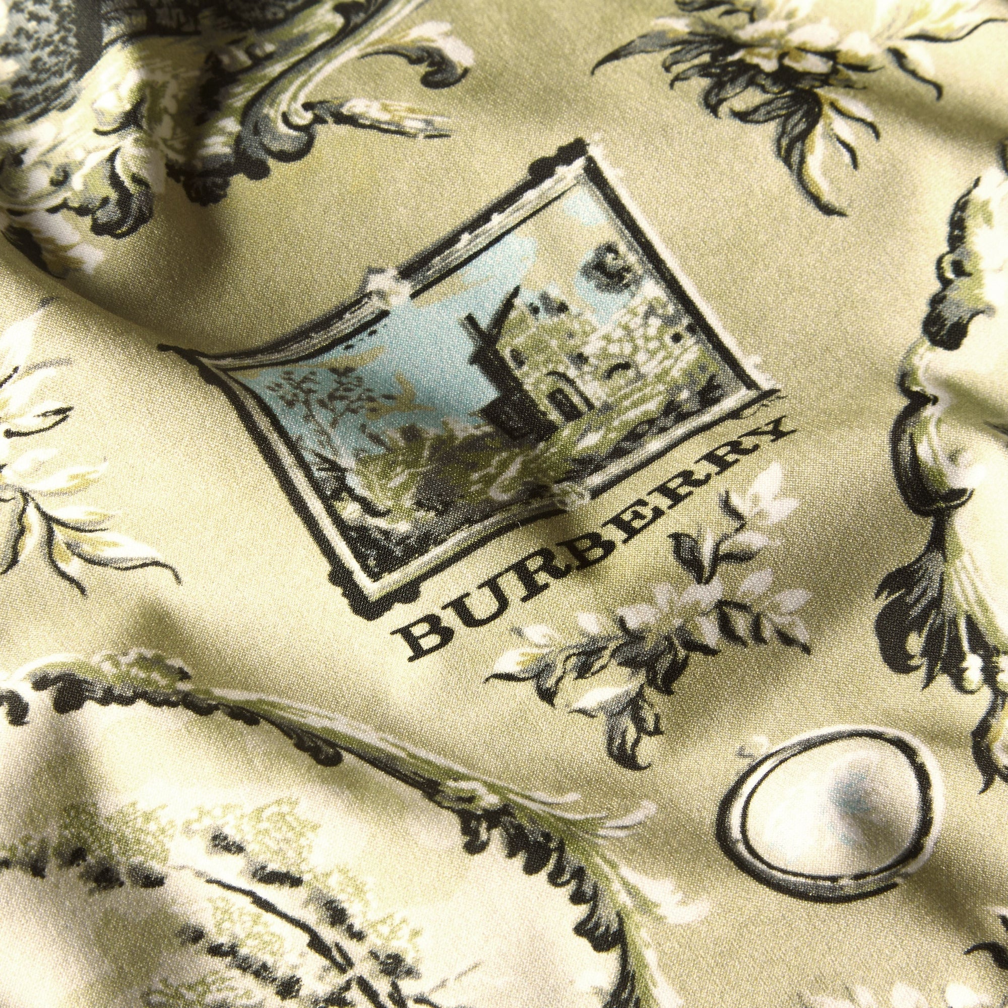 Maillot de bain à imprimé papier peint - Dusty Citrine