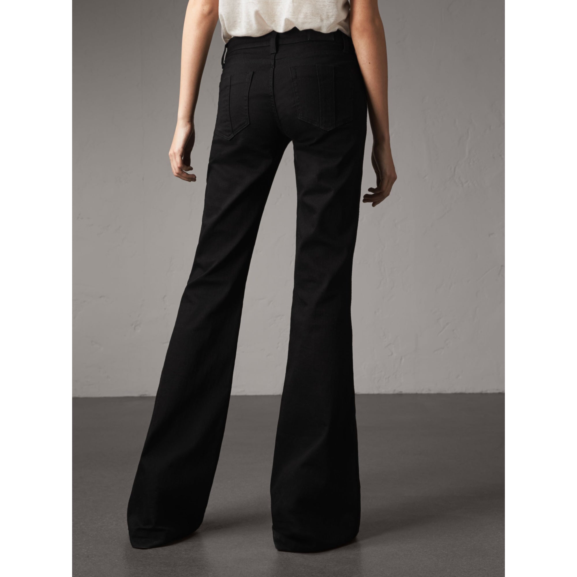 Jean stretch évasé - Black