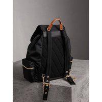 Grand sac The Rucksack avec appliqués à motifs Pallas Heads - Black