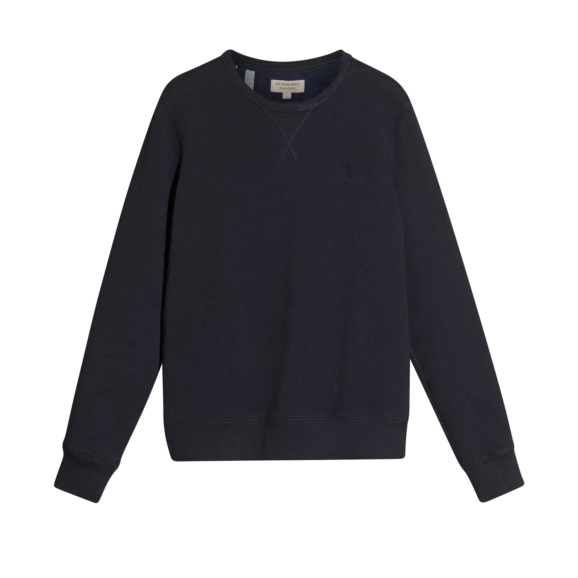 Sweat-shirt en jersey de coton mélangé - Navy