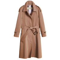 Trench-coat en gabardine tropicale - Taupe