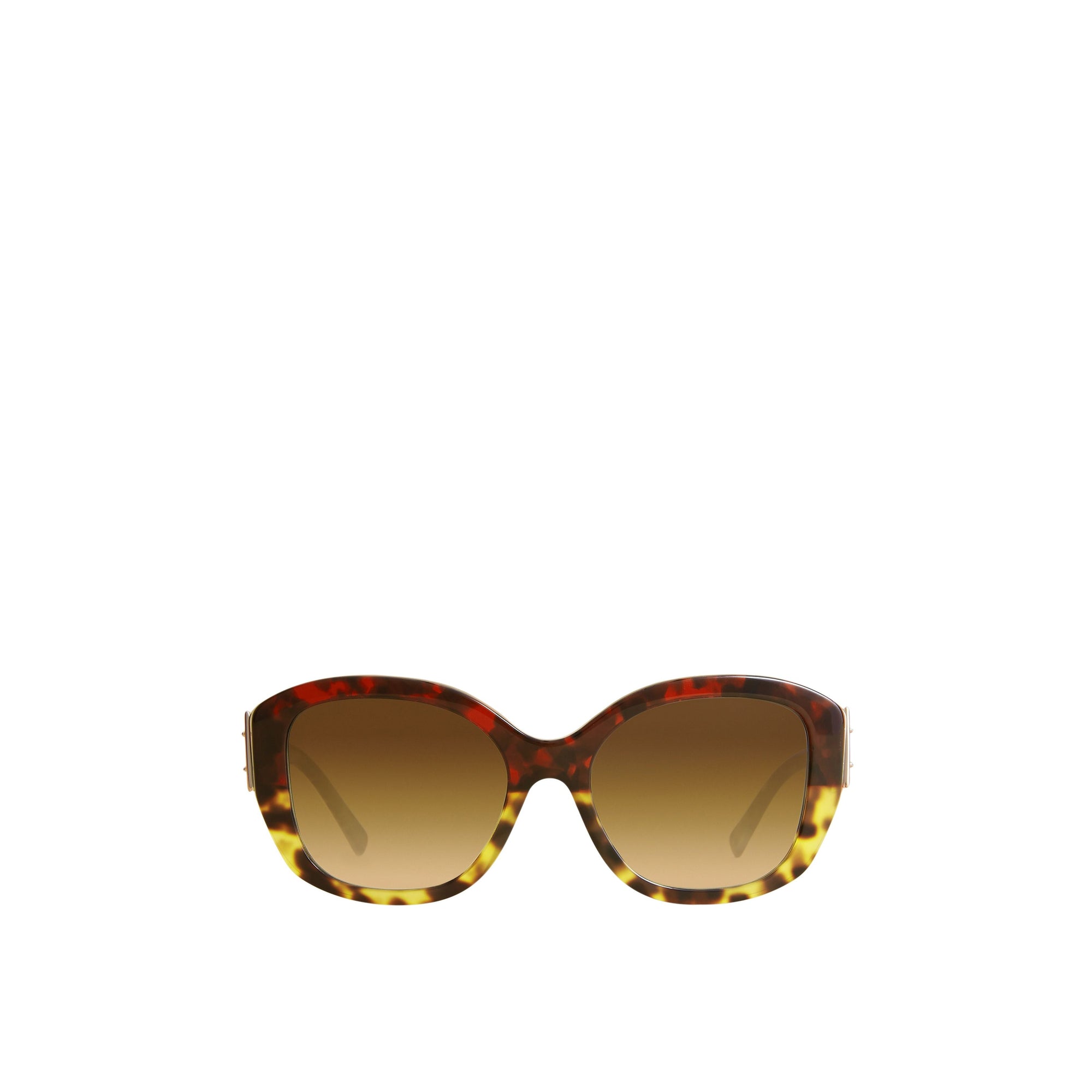 Lunettes de soleil à monture carrée surdimensionnée avec boucle - Amber Yellow