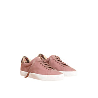 Sneakers en coton avec motif check - Antique Rose