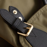 Sac à dos The Rucksack medium motif Pallas Heads - Canvas Green