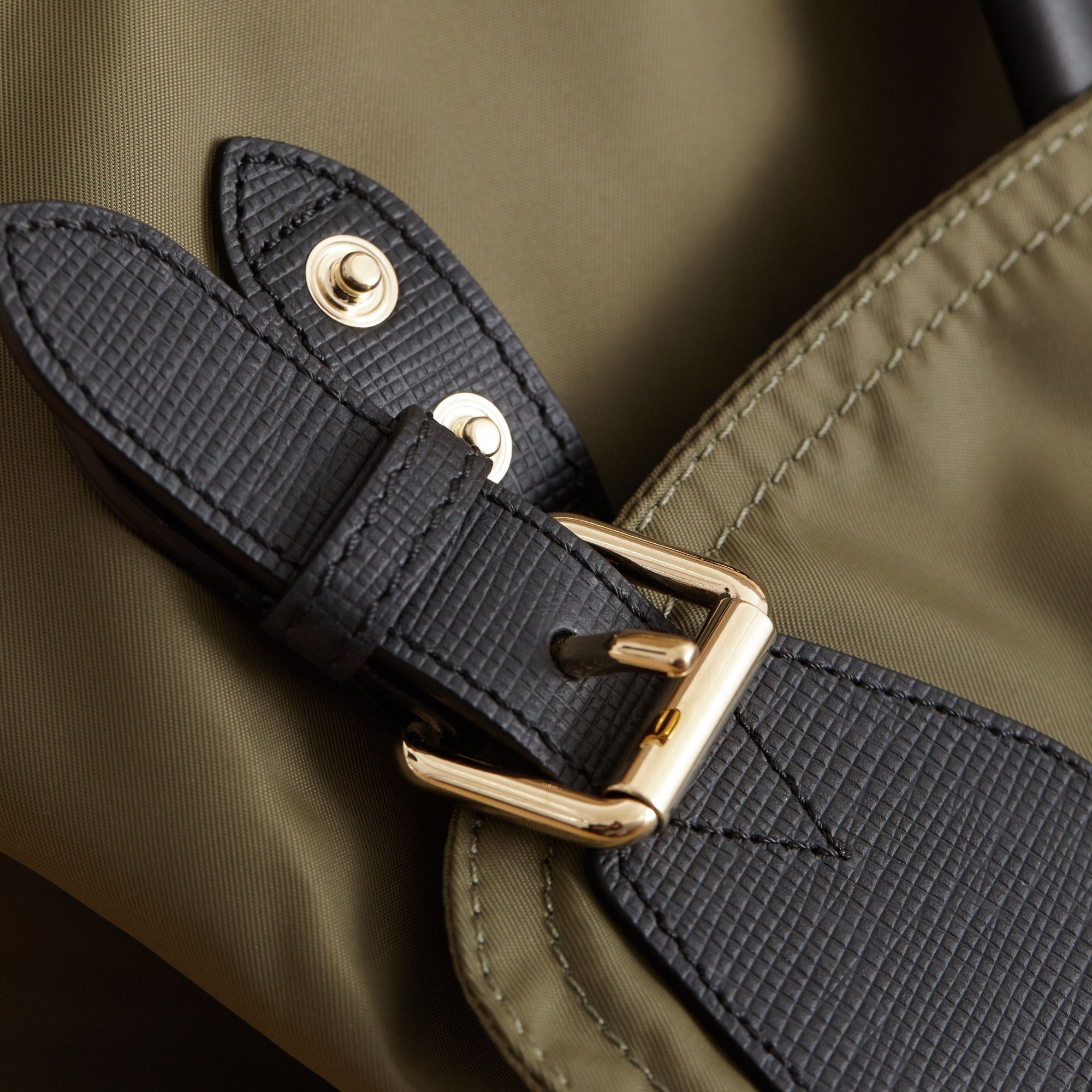 Sac à dos The Rucksack medium motif Pallas Heads - Canvas Green